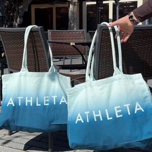 Athleta Gradient Blue Tote Bag